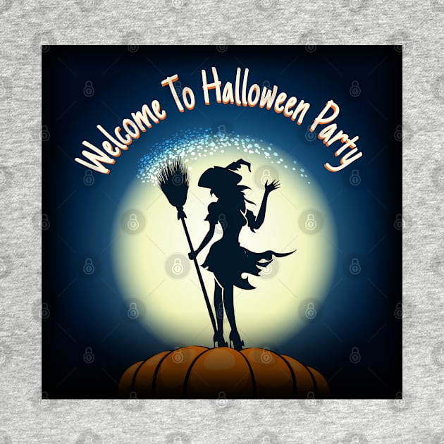 Halloween Party Invitation Poster by devaleta